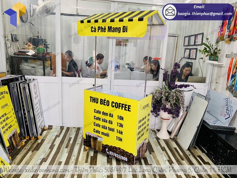 xe café take away xếp m tphcm