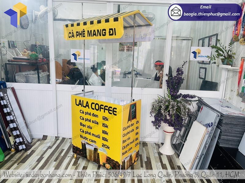 xe café take away xếp m tphcm