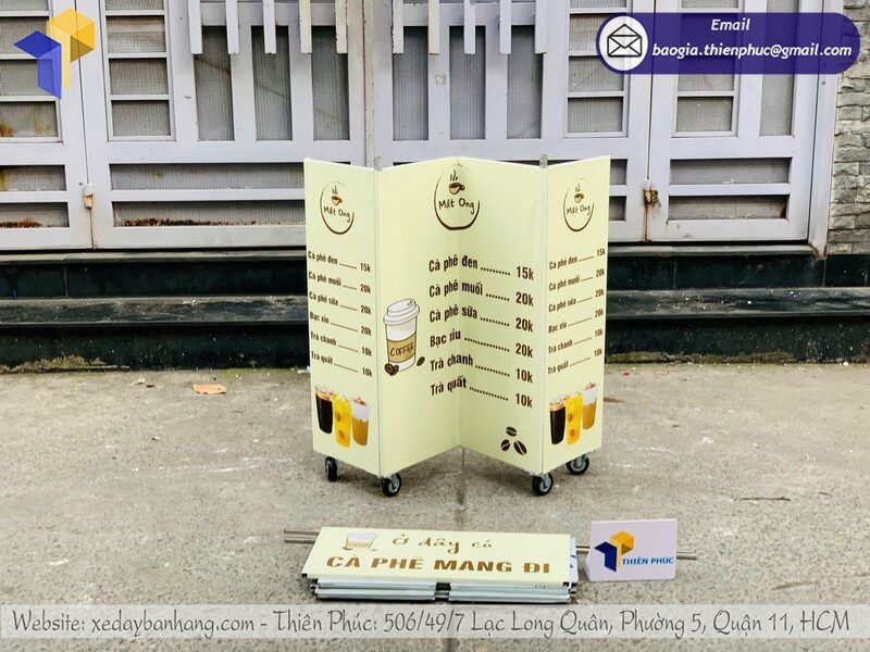 xe bán cafe vỉa hè