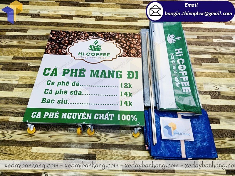 xe lắp ráp bán cà phê  giá rẻ