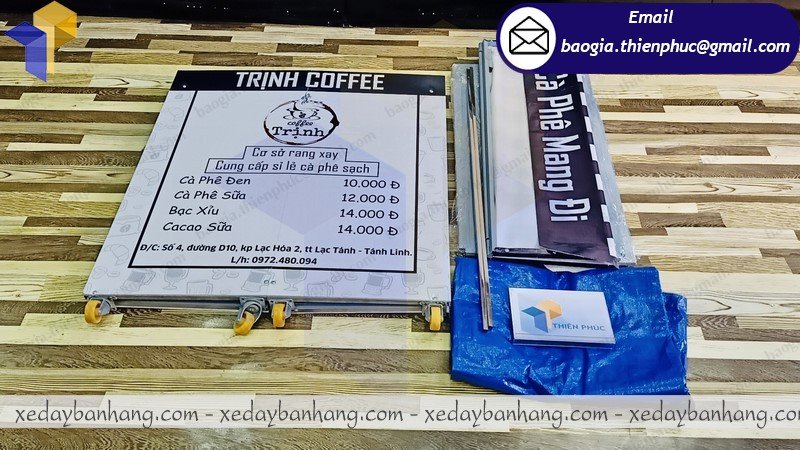 nơi đóng xe lắp ráp bán cafe take away