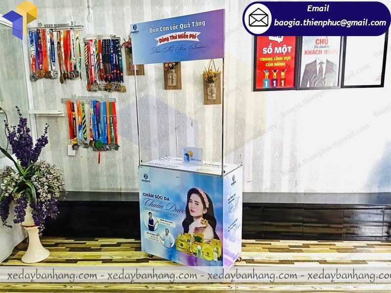 xưởng đóng booth bán hàng hội chợ giá rẻ