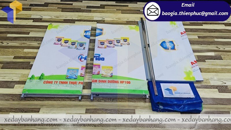 xưởng đóng booth sắt sampling di động