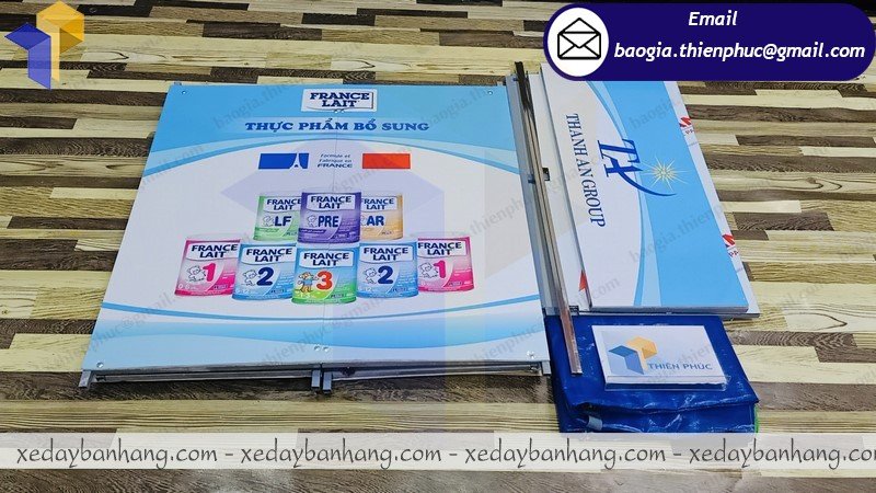 xưởng đóng booth sắt sampling giá rẻ