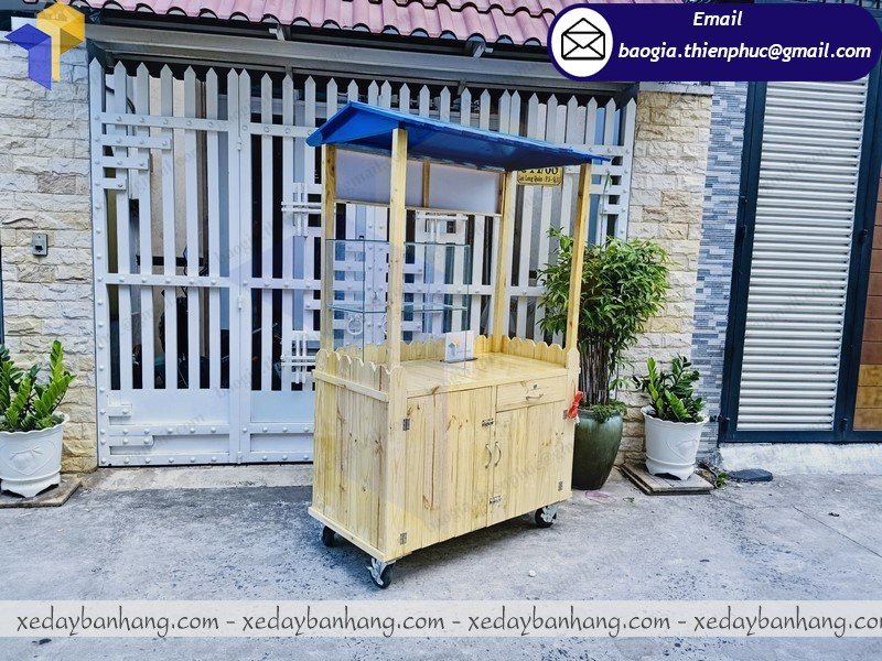 xưởng đóng tủ gỗ pallet bán cafe